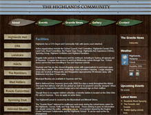 Tablet Screenshot of highlands.org.au